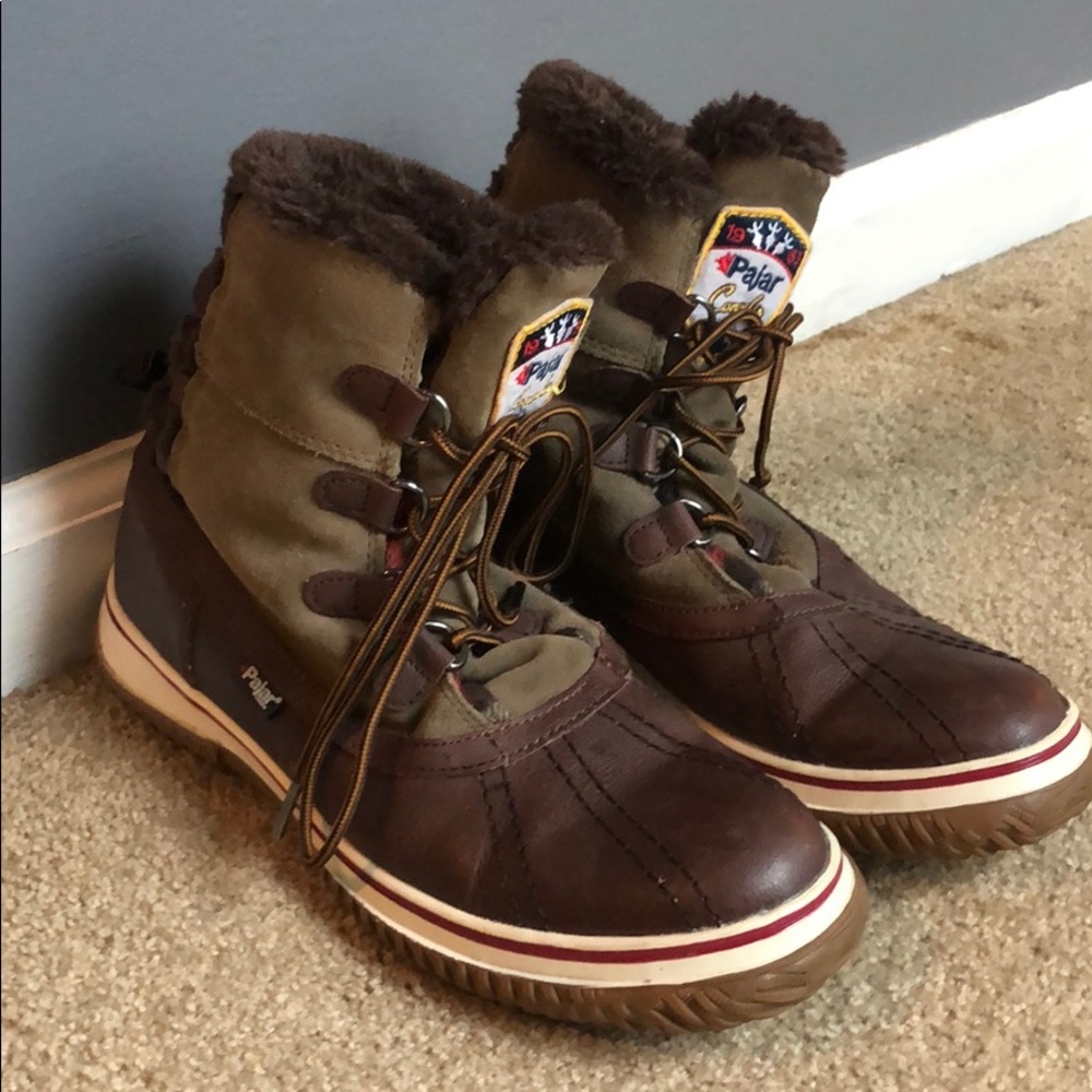 Leather and Suede Snowboots